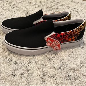 Vans "Off the Wall Logos - Orange" Slip On